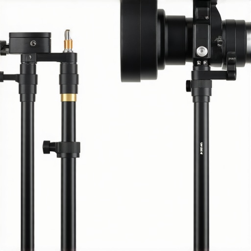 Modern professional support gear including modular C stands and boom arms for film production.