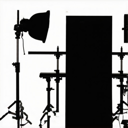 Professional studio with modular support gear, showcasing advanced materials and flexible configurations.